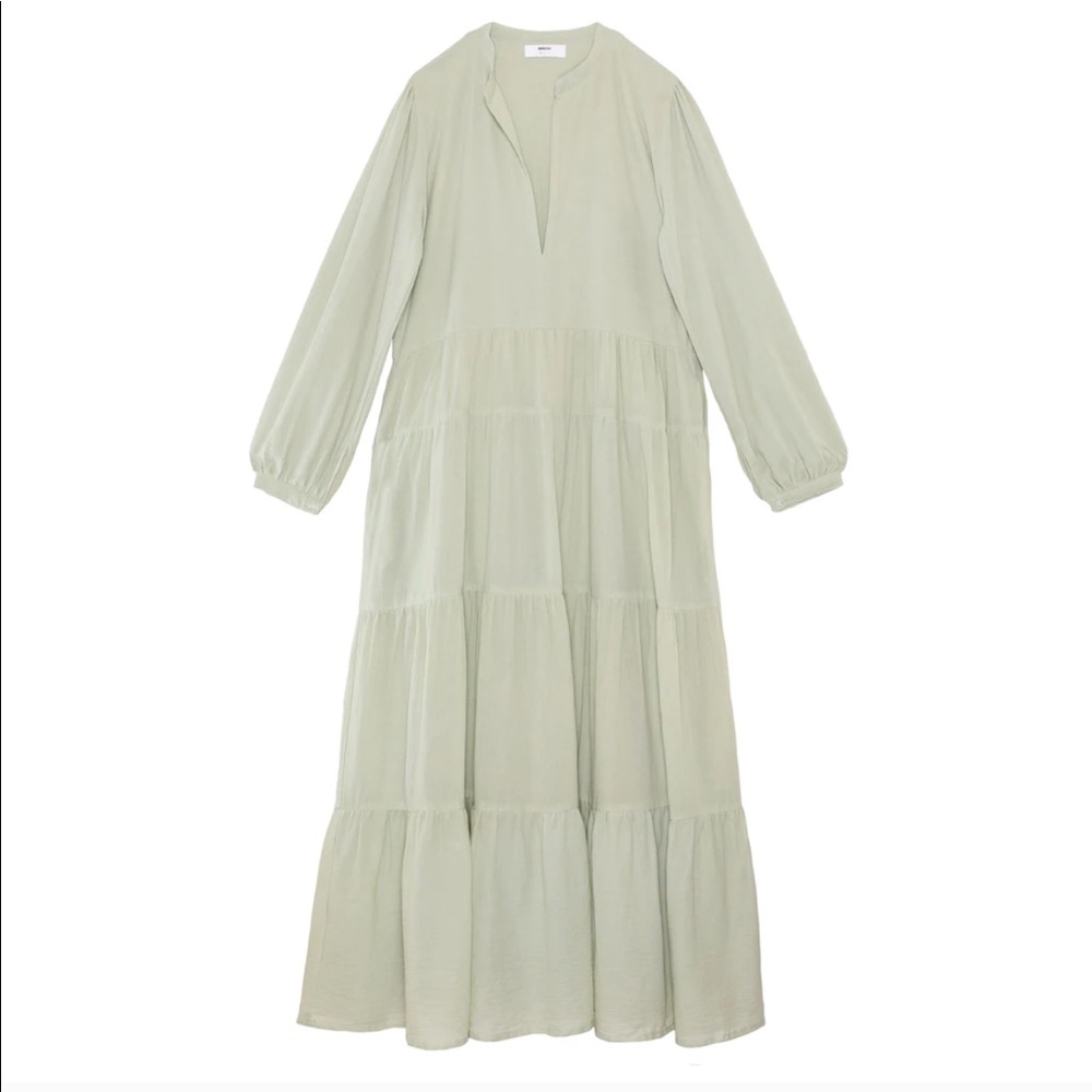 Mikoh “Paris” maxi dress in Wasabi; Size 1; 100% cotton; literally worn just 1x